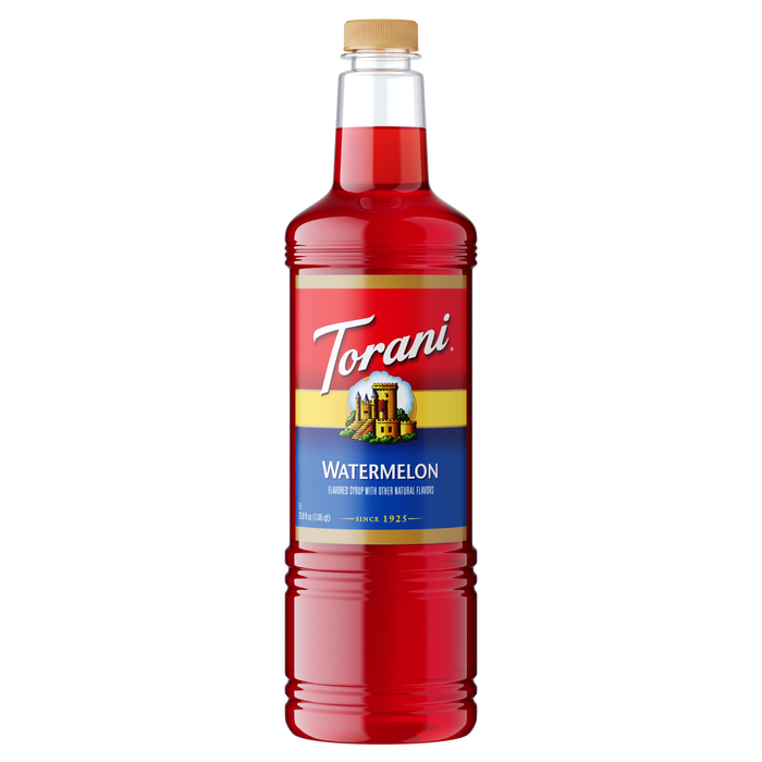 Torani Watermelon Flavoring Syrup 1L Plastic Bottle