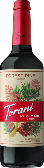 Torani Puremade Forest Pine Flavoring Syrup 750mL Glass Bottle