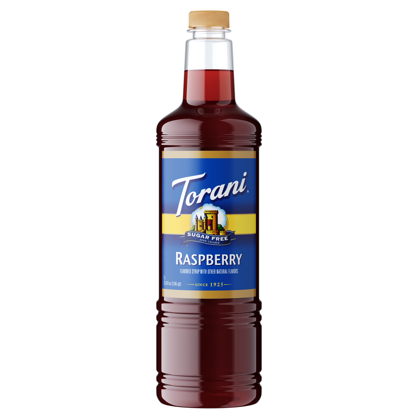 Torani Sugar Free Raspberry Flavoring Syrup 1L Plastic Bottle ...