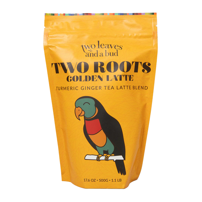 Two Leaves Two Roots Turmeric Ginger Tea Latte Blend 500g Bag