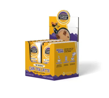 Oregon Chai Original Chai Tea Latte Dry Mix Single Serve 24ct