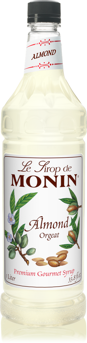 Monin Almond Flavoring Syrup 1L Plastic Bottle