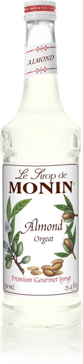 Monin Almond (Orgeat) Flavoring Syrup 750mL Glass Bottle