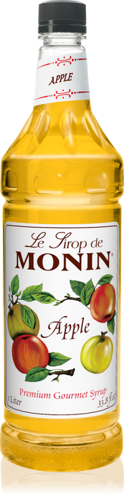 Monin Apple Flavoring Syrup 1L Plastic Bottle