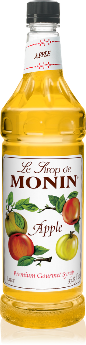 Monin Apple Syrup 1L Plastic Bottle - Dilworth Coffee