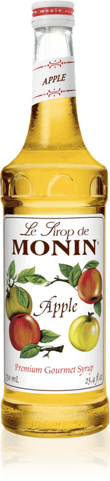 Monin Apple Flavoring Syrup 750mL Glass Bottle