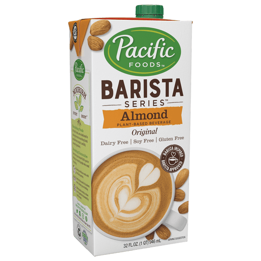 Pacific Foods Barista Series Almond Milk Alternatives 32oz Cartons