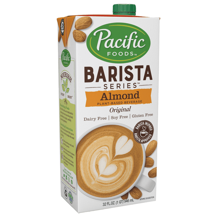 Pacific Foods Barista Series Almond Milk Alternatives 32oz Cartons