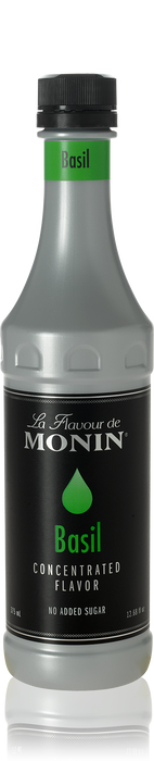 Monin Basil Concentrated Flavor 375mL Bottle