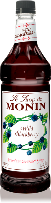 Monin Blackberry Wild Flavoring Syrup 1L Plastic Bottle