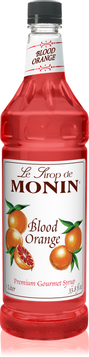 Monin Blood Orange Flavoring Syrup 1L Plastic Bottle