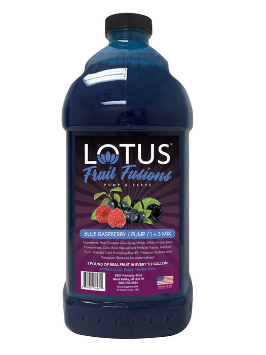 Fusion Energy Blue Raspberry Lotus Energy Blue Raspberry Fruit Fusions Concentrates 64oz Bottle ...