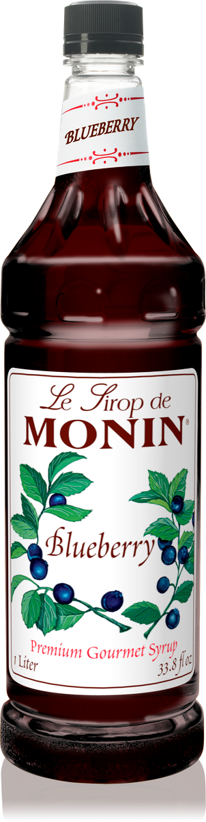 Monin Blueberry Flavoring Syrup 1L Plastic Bottle