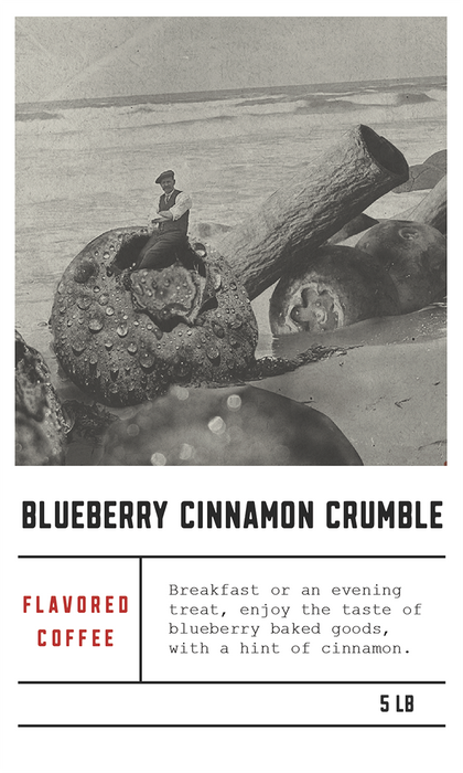 Dilworth Coffee Blueberry Cinnamon Crumble Flavored Coffee 5lb Bulk Bag