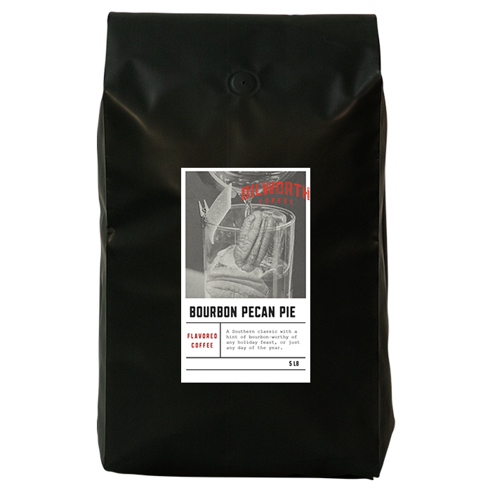Dilworth Coffee Bourbon Pecan Pie Flavored Coffee 5lb Bulk Bag