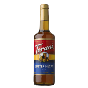 Torani Butter Pecan Flavoring Syrup 750mL Glass Bottle