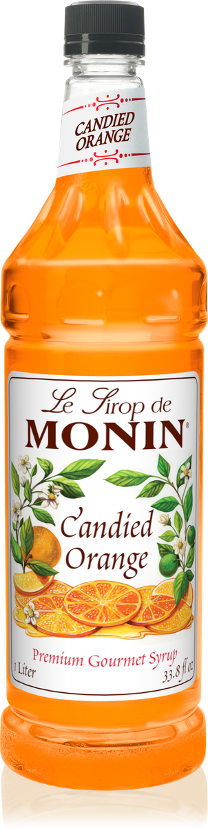 Monin Candied Orange Flavoring Syrup 1L Plastic Bottle