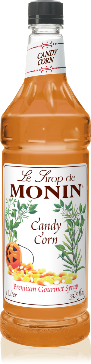 Monin Candy Corn Flavoring Syrup 1L Plastic Bottle