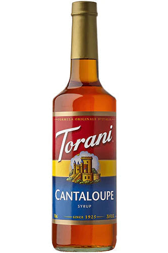 Torani Cantaloupe Flavoring Syrup 750mL Glass Bottle