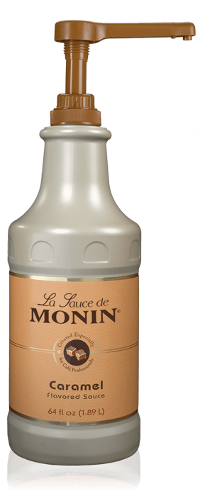 Monin Caramel Flavoring Sauce 64oz Bottle