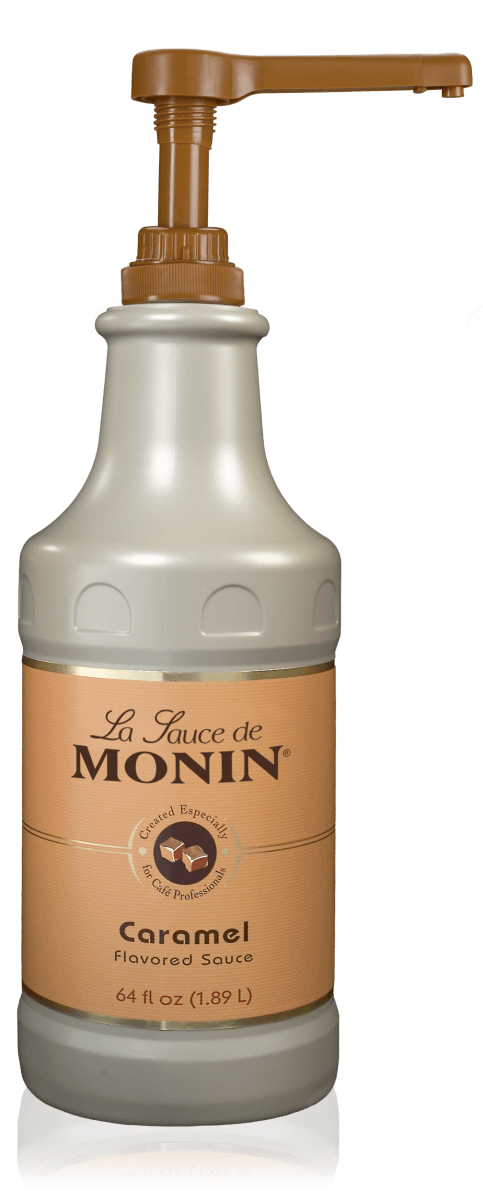 Monin Caramel Flavoring Sauce 64oz Bottle
