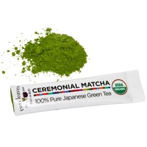 Two Leaves Ceremonial Matcha Single Serve Pack of 10 - 1.5oz packets