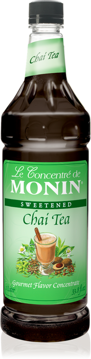 Monin Chai Tea 7:1 Concentrate 1L Plastic Bottle