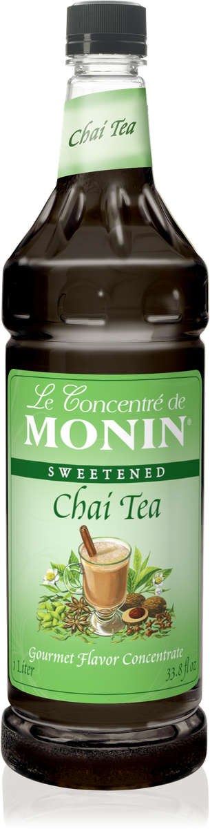 Monin Chai Tea 7:1 Concentrate 1L Plastic Bottle