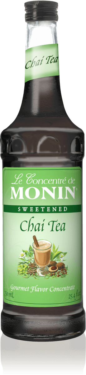 Monin Chai Tea 7:1 Concentrate 750mL Glass Bottle