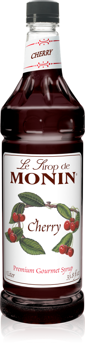 Monin Cherry Flavoring Syrup 1L Plastic Bottle