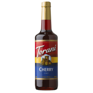 Torani Cherry Flavoring Syrup 750mL Plastic Bottle