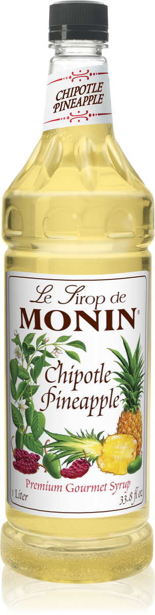 Monin Chipotle Pineapple Flavoring Syrup 1L Plastic Bottle