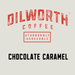 Dilworth Coffee Chocolate Caramel Airpot / Jar / Bin Label