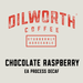 Dilworth Coffee Chocolate Raspberry Airpot / Jar / Bin Label