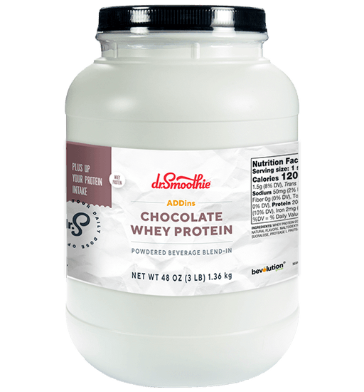Dr. Smoothie Chocolate Whey Protein 3lb Jar
