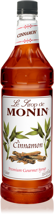 Monin Cinnamon Flavoring Syrup 1L Plastic Bottle