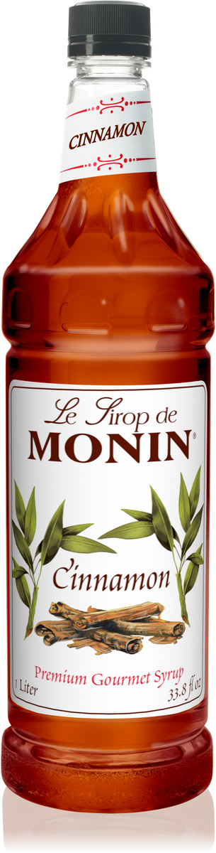 Monin Cinnamon Flavoring Syrup 1L Plastic Bottle