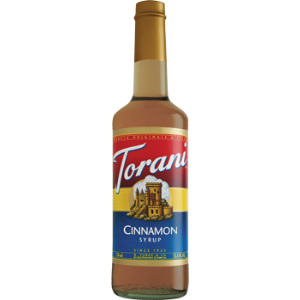 Torani Cinnamon Flavoring Syrup 750mL Glass Bottle