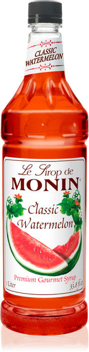 Monin Classic Watermelon Flavoring Syrup 1L Plastic Bottle