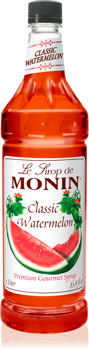 Monin Classic Watermelon Flavoring Syrup 1L Plastic Bottle