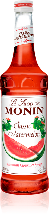 Monin Classic Watermelon Flavoring Syrup 750mL Glass Bottle