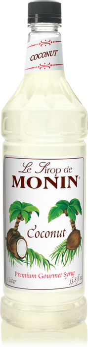 Monin Coconut Flavoring Syrup 1L Plastic Bottle