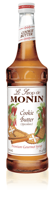 Monin Cookie Butter (Speculoos) Flavoring Syrup 750mL Glass Bottle
