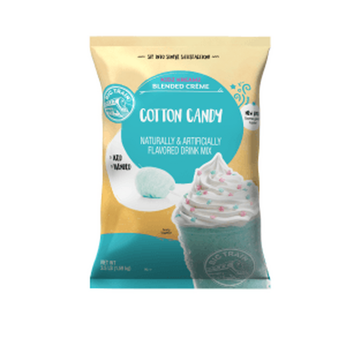 Big Train Cotton Candy Blended Iced Coffee Mix 3.5lb Bag