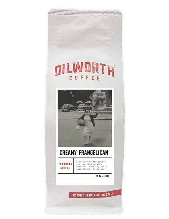 Dilworth Coffee Creamy Frangelican Flavored Coffee 12oz Bag
