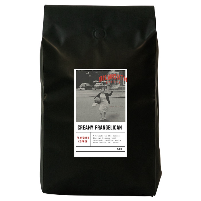 Dilworth Coffee Creamy Frangelican Flavored Coffee 5lb Bulk Bag