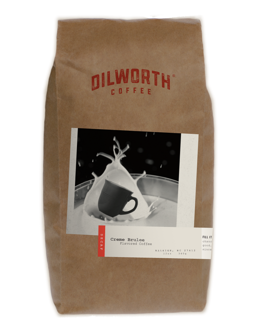 Dilworth Coffee Creme Brulee Decaf 12oz Bag