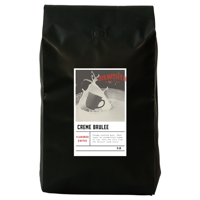 Dilworth Coffee Creme Brulee Flavored Coffee 5lb Bulk Bag