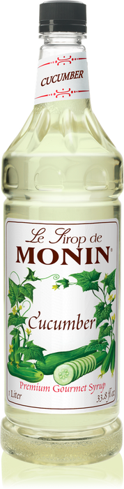 Monin Cucumber Flavoring Syrup 1L Plastic Bottle