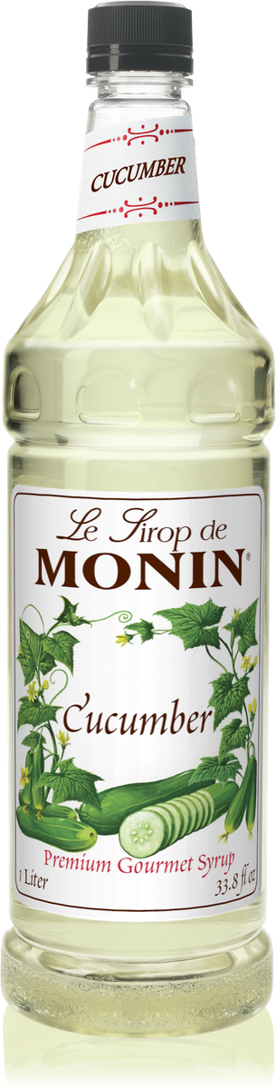 Monin Cucumber Flavoring Syrup 1L Plastic Bottle